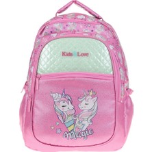 Kaukko Kids Love  Kapitone Unıcorn Sırt Çantası L5100