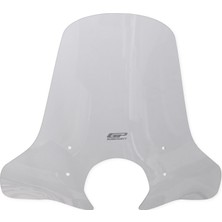 GP Kompozit Royal Alloy Tigara Grande 125 / 150 / 300 2020-2024 Uyumlu Ön Cam Füme - 57 cm