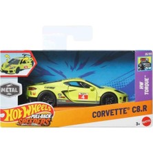 HPR70 1:43 Hot Wheels Çek-Bırak Araba - Corvette C8.r JCM12