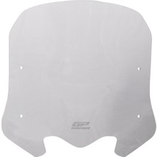 GP Kompozit Honda SH 125 2024-2026 Uyumlu Kısa Ön Cam Füme - 41 Cm