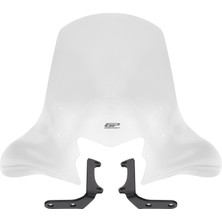 GP Kompozit TVS Jupiter 110/125 2023-2024 Uyumlu Ön Cam Şeffaf - 58 cm