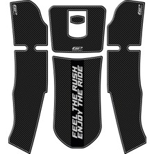 GP Kompozit Kymco Xciting S 400 2021-2022 Uyumlu Tank Pad Karbon