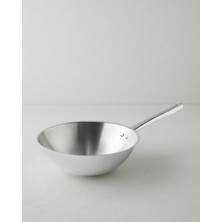 English Home Glow Çelik Wok Tava 28 cm Silver