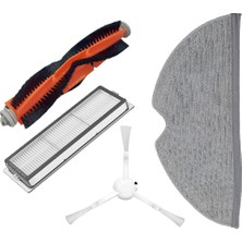 YFS Xiaomi Ile Uyumlu Mijia Mop 1c 2c 1t Mi 2pro+ Dreame F9 Robot Süpürge Rulo ve Yan Fırça Filtre Mop Bezi