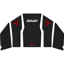 GP Kompozit TVS Ntorq 125 2024 Uyumlu Tank Pad Karbon
