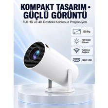 Beruflic 160 Ansı Lümen Parlaklığa Sahip Geniş Ekran Projeksiyon