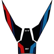 GP Kompozit BMW M 1000 XR 2024-2026 Uyumlu Tank Pad Siyah