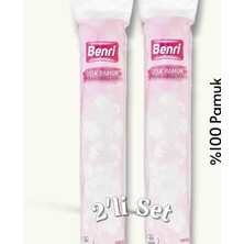 Benri %100 Disk Pamuk 140 Adet x 2 Paket Avantajli Pamuk Seti