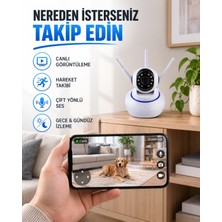 Marsilyan Akıllı Ip Güvenlik Kamerası – 1080P Hd, Gece Görüşlü, Hareket Algılamalı Yeni Nesil