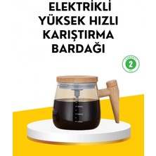 Marsilyan USB Şarjlı Akıllı Karıştırıcı Kupa Ip6 Su Geçirmez