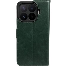 İyisi Var Xiaomi Mi 17T Pro Trend S Plus Kapaklı Kılıf - Yeşil