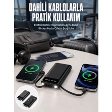 Nemere Ithalat 20.000 Mah LED Işıklı LCD Ekran USB Girişli Type-C Lightning Powerbank Yeni Nesil