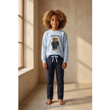 Bony Socks Erkek Çocuk Teddy Pijama Altı Lacivet