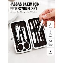 Nemere Ithalat Tırnak ve Kaş Bakımına Özel Paslanmaz Çelik Set