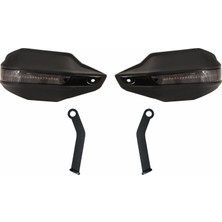 GP Kompozit Bajaj Dominar 250 / 400 2017-2026 Uyumlu Led Sinyalli Elcik Koruma Siyah