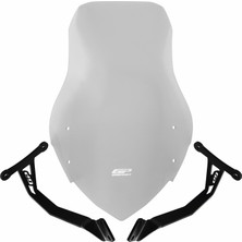 GP Kompozit Honda CB125F 2023-2024 Uyumlu Tur Camı Şeffaf - 60 cm