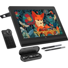 Xp-Pen Artist Ultra 16 4K Oled,x-Touch, 15.6" IPS Panel, 4K 3840×2160 çözünürlük,1ms Yenileme HIZI,5080LPI Çözünürlük, 16384 Basınç Hassasiyeti, %99 Adobe Rgb, 350 Nit, Dahili Stand, Profesyonel Grafik Tablet