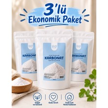 Lilo Natural Saf Karbonat 1000 gr x 3’lü Set - Çok Amaçlı, Gıda Kullanımına Uygun (Sodyum Bikarbonat)