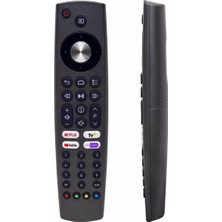 YFS Arçelik - Grundig Ile Uyumlu Netflix-Youtube-Bein Connect Tv+ Tuşlu Lcd-Led Tv Kumanda TS9187R RC4353902