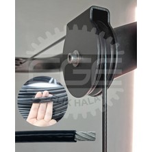Ege Çelik Halat Siyah İzoleli Çelik Halat Spor Aleti Çelik Halatı