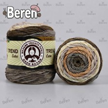 Ören Bayan Trend Cake Batik 200 gr Ebruli El Örgü Ipi - 624