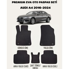 Feyza Oto Audi A4 Serisi 2016 - 2024 Arası Araca Özel Premium Eva Paspas Takımı 2 Yıl Garantili Araca Birebir Uyumlu Kalıplar