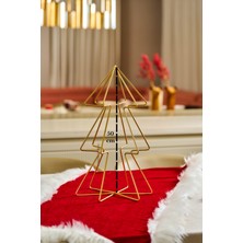 Edora Home Mat Gold 50cm Yılbaşı Ağacı Metal,Süslenebilir