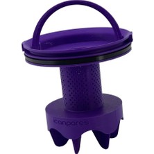 YFS Rowenta Ile Uyumlu Ro 3723 Compact Power Cyclonic Süpürge Toz Haznesi Seperatörü Eflatun