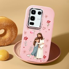 HONTINGA Infinix Note 50 Pro ile Uyumlu Kılıf Kamera Korumalı Düşüme Önleyici Kamera Koruyucu Pembe Yumuşak Silikon Sevgili Çift Telefon Kılıfı Kız Kılıf Desenli K4-0501