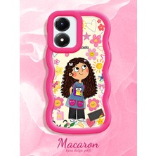 HONTINGA Vivo Y02S Uyumlu Kılıf Düşüme Önleyici Basitlik Anti Düşme Kamera Koruyucu Basit Kırmızı Yumuşak Silikon Sevgili Çift Telefon Kılıfı Kız Desen K9-0351