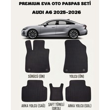Feyza Oto Audi A6 Serisi 2025 - 2026 Arası Araca Özel Premium Eva Paspas Takımı 2 Yıl Garantili Araca Birebir Uyumlu Kalıplar