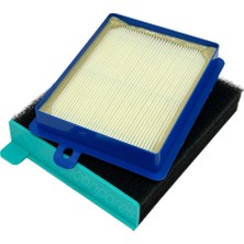 İcanpares Electrolux Uyumlu PC91-ALRG, PC91-ALRGT, Pure C9 PC91-GREEN, PC91-4MGT, EL61C3DB, PC91-8STM Süpürge Çıkış Sünger ve Hepa Filtresi