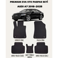Feyza Oto Audi A7 Serisi 2018 - 2025 Arası Araca Özel Premium Eva Paspas Takımı 2 Yıl Garantili Araca Birebir Uyumlu Kalıplar