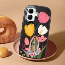 HONTINGA Infinix Smart 10 ile Uyumlu Kılıf Kamera Korumalı Düşüme Önleyici Kamera Koruyucu Siyah Yumuşak Silikon Sevgili Çift Telefon Kılıfı Çiçekli Kılıf Desenli K4-0500