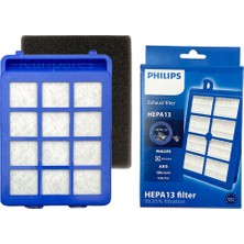 İcanpares Philips Uyumlu Xb 9185 Marathon, Xb 9155 Marathon, Xb 9125 Marathon, Fc 9934 Marathon, Fc 9919 Marathon Ultimate Süpürge Ön ve Hepa Filtre