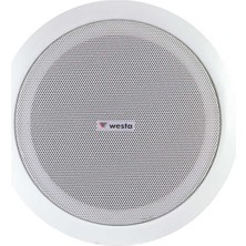 Westa WS-807 - 5" 13CM Trafolu Metal Alçıpan Hoparlör - Beyaz