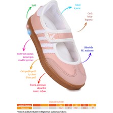 Kiko Kids  Renna Günlük Cırtlı Işıklı Kız Çocuk Babet Spor Ayakkabı