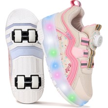 Kiko Kids  Lucia Patenli Işıklı Kız Çocuk Spor Ayakkabı