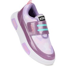 Kiko Kids  Strap Simli Cırtlı Günlük Kız Çocuk Spor Ayakkabı