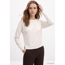 Rays Bisiklet Yaka Sweat 8307A Ekru