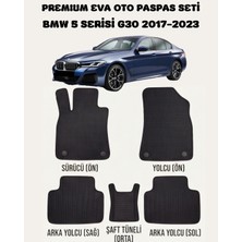 Feyza Oto Bmw 5 Serisi G30 2017 - 2023 Arası Araca Özel Premium Eva Paspas Takımı 2 Yıl Garantili Araca Birebir Uyumlu Kalıplar
