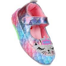 Kiko Kids  Solen Işıklı Cırtlı Kız Bebek / Çocuk Babet Ayakkabı