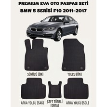 Feyza Oto Bmw 5 Serisi F10 2010 - 2017 Arası Araca Özel Premium Eva Paspas Takımı 2 Yıl Garantili Araca Birebir Uyumlu Kalıplar