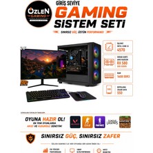Özlen XS3 İ5 4570 RX 580 8GB 16GB RAM 256GB SATA SSD 24'' Full HD 100Hz Oyuncu Bilgisayarı