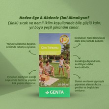 Genta Çim Tohumu Ege ve Akdeniz Sahil Kuşağı 1 Kg – Sıcak İklime ve Tuza Dayanıklı Özel Çim Tohumu