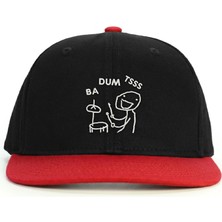 PataCute Ba Dum Tss Baterist Kırmızı Snapback Şapka