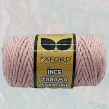 Oxford İplik Tarama Makrome 3 mm - 2003 Toz Pembe