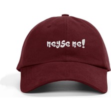 PataCute Neyse Ne Bordo Soft Baseball Şapka