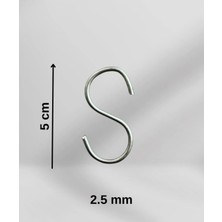 Edora Home 5 li paslanmaz Mutfak Kanca, S Kanca, Tel Pano Kanca, Metal Kanca, Makrome Kanca