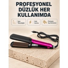 Beruflic Iyonik Saç Düzleştirici – 220°C Isıya Kadar Çıkan, LED Göstergeli ve Eşit Isı Dağılımlı Plaka